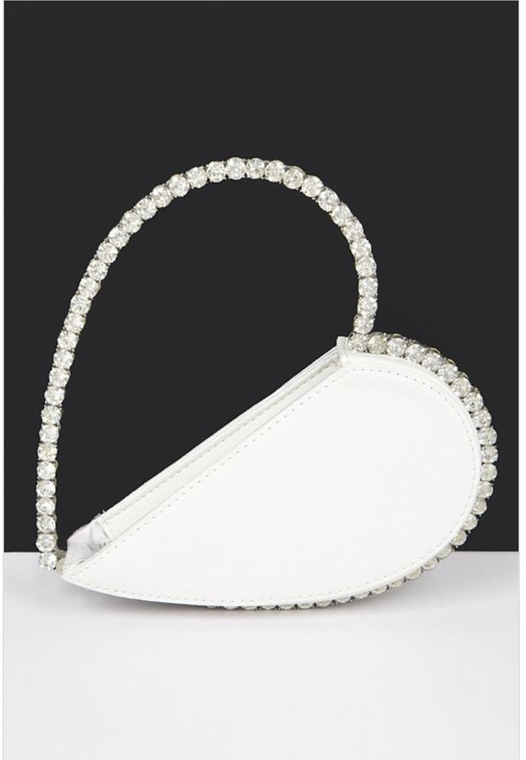 Diamond heart bag