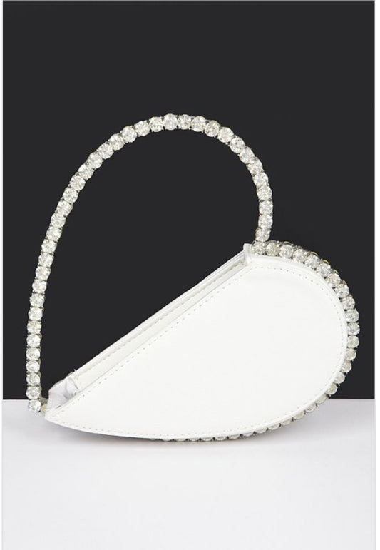 Diamond heart bag