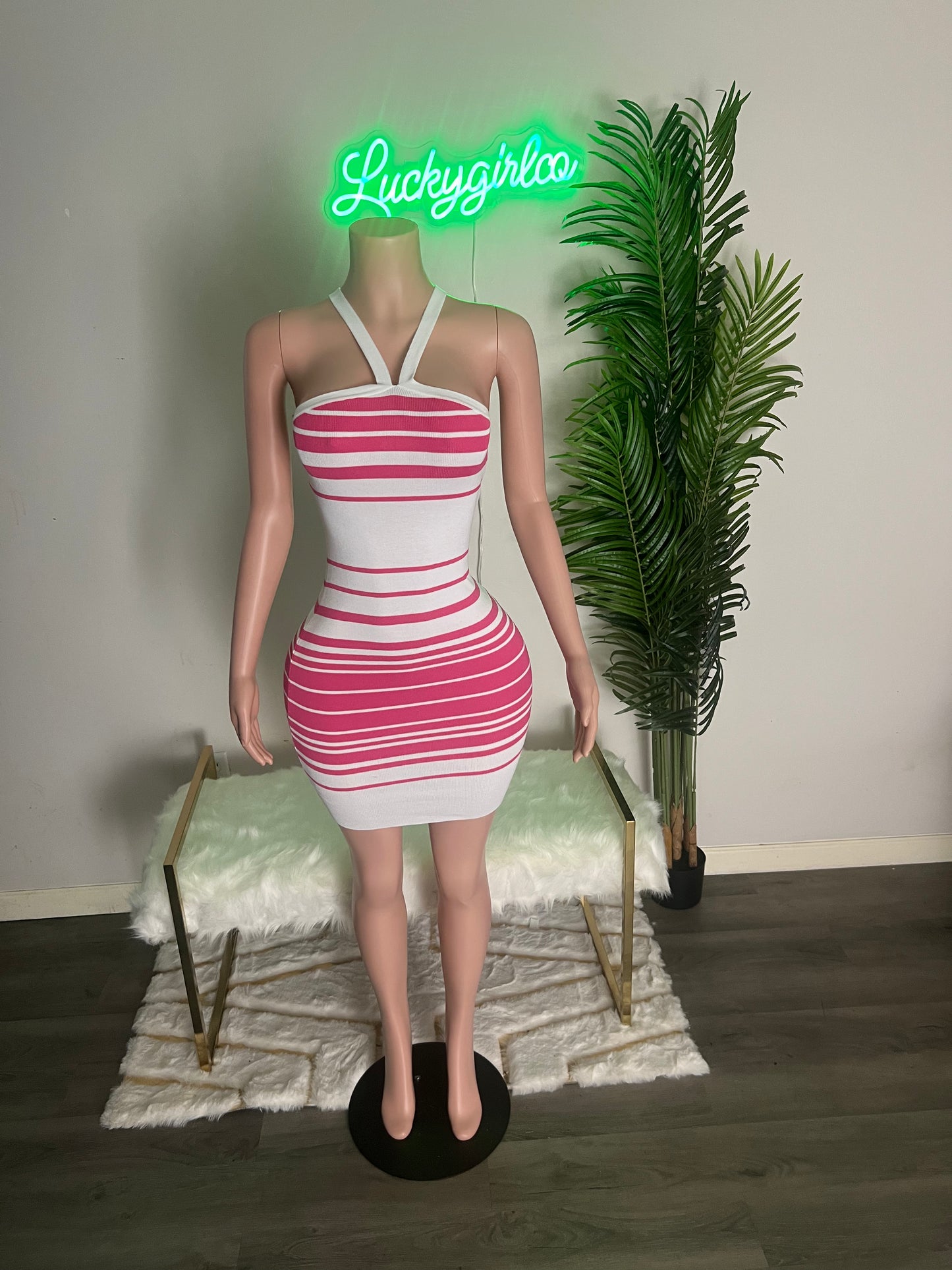 Jasmine striped dress